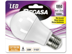 Bombilla led estndar E27 10,5W luz clida