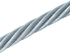 Cable de acero galvanizado 6X7+1